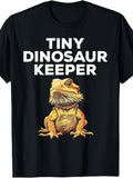 Tiny Dinosaur Keeper Bearded Dragon T-Shirt