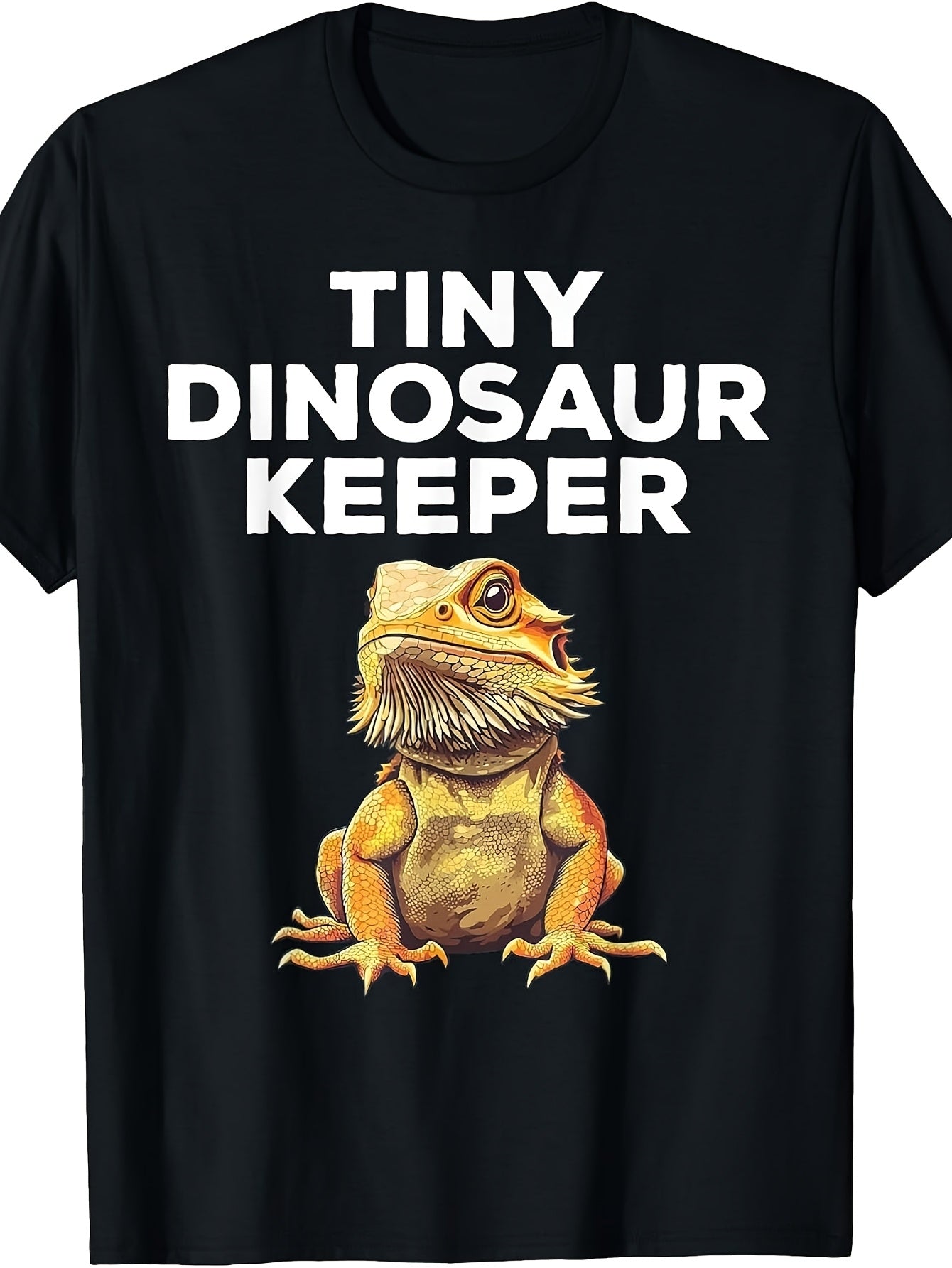 Tiny Dinosaur Keeper Bearded Dragon T-Shirt